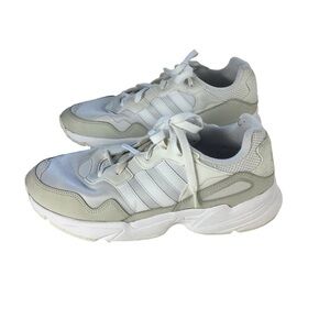 Adidas Size 10 Men’s Yung-96 Dad White & Light Gray Dad Sneakers